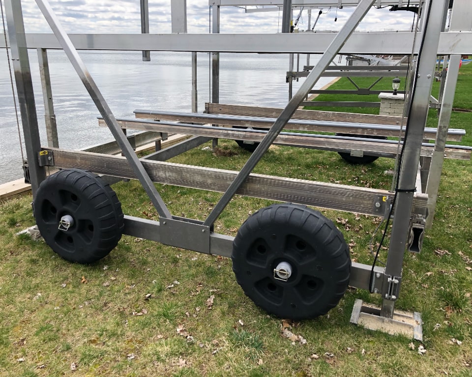 Boat Lift Wheel Set Build